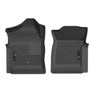 Chevrolet Silverado 1500 Floor Mats - Front - Husky Liners - WeatherBeater - Black - `99-`06
